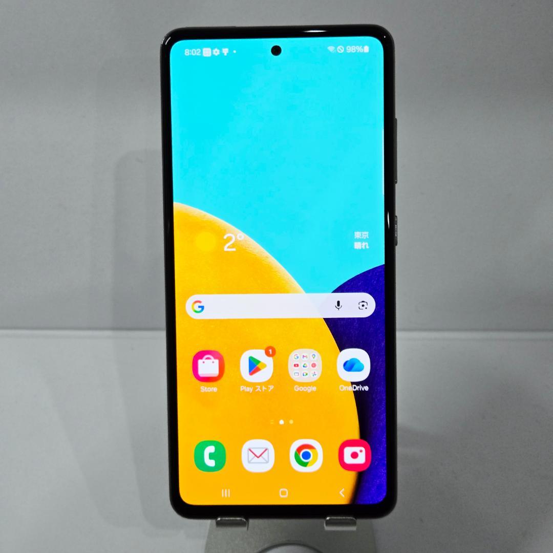 02 GalaxyA52 5G ホワイト SIMフリー 美品