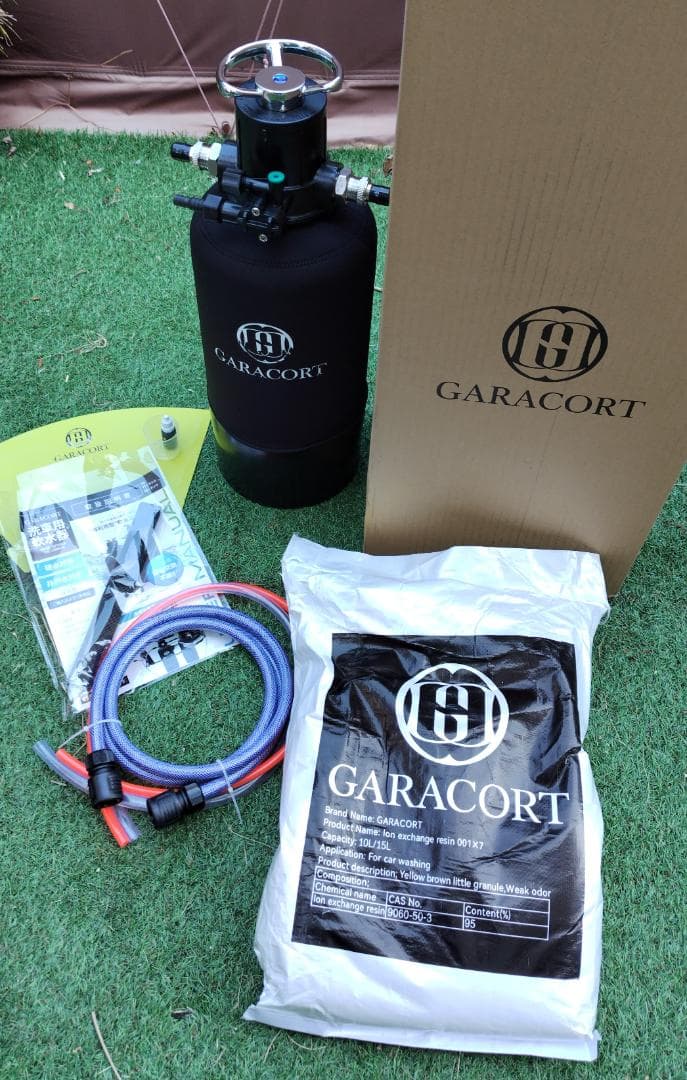 【新品未使用】ガラコート 洗車用 軟水器 11L　セット