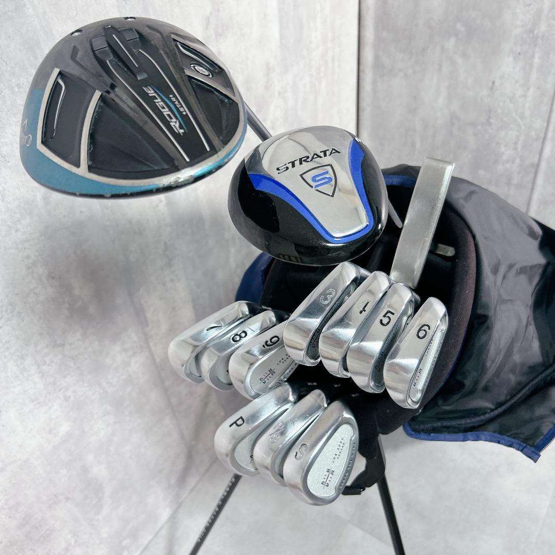 V208 キャロウェイ 他 メンズ ゴルフ クラブ セット 初心者