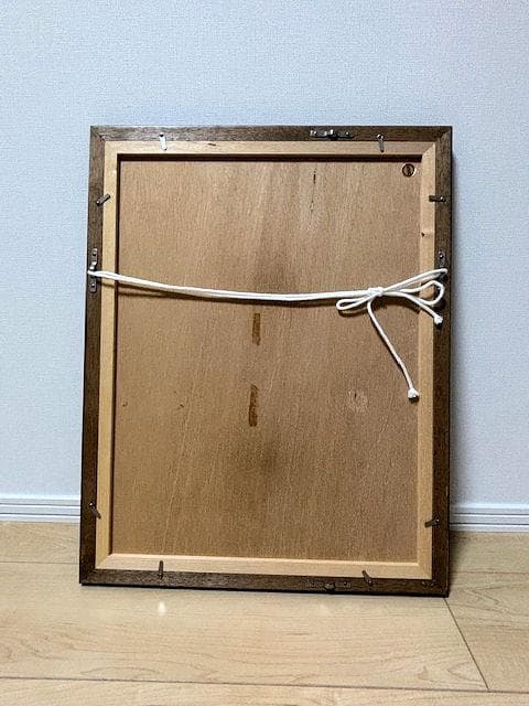 渡辺禎雄　版画　キリスト降誕　1992　額装