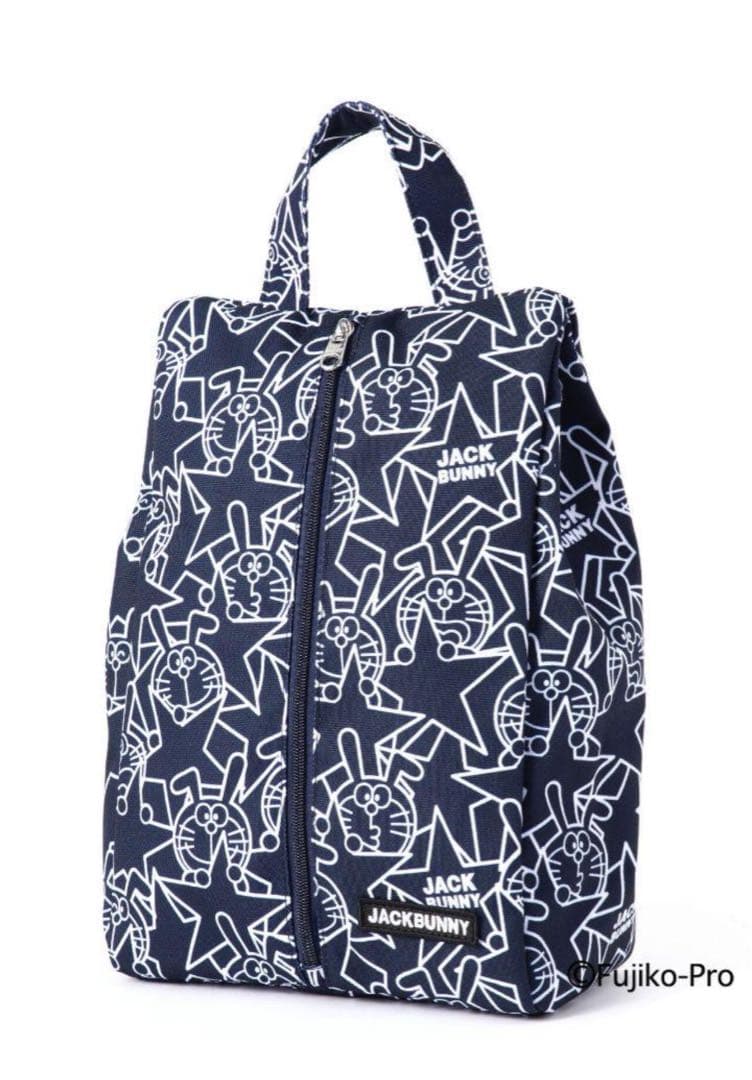 ジャックバニー　ドラえもん　ネイビー　シューズケース