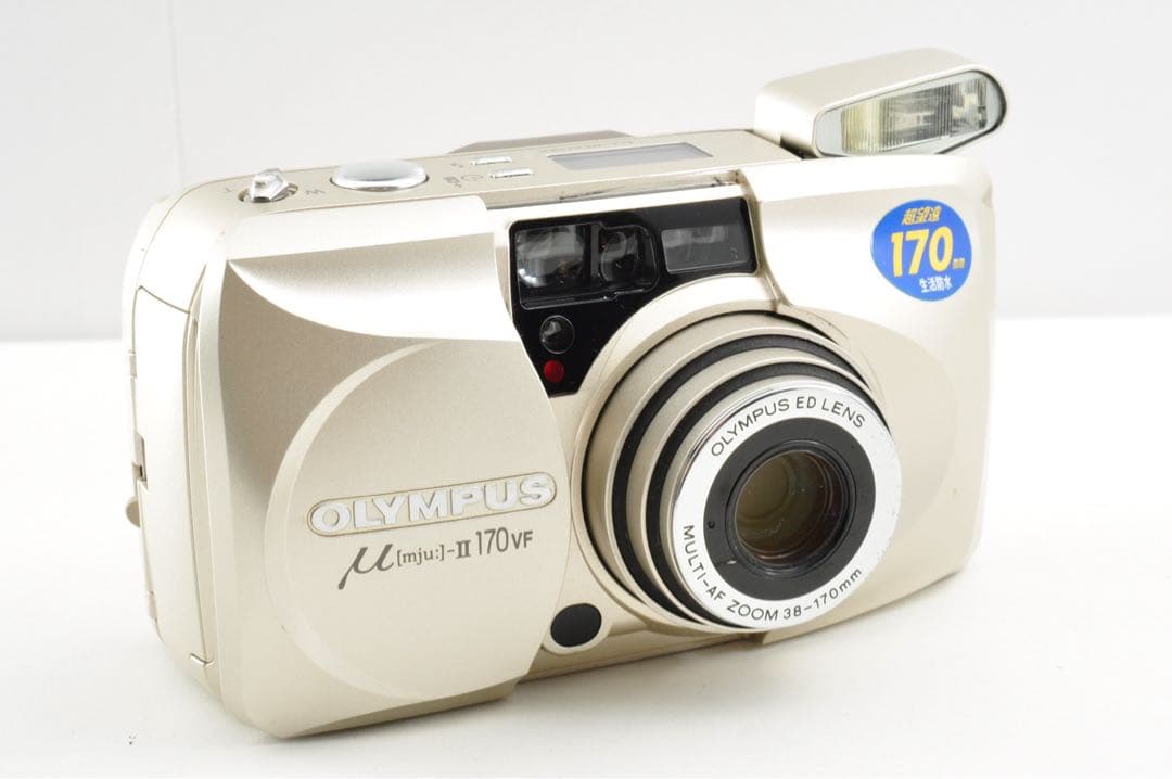 美品　OLYMPUS μ-ii mju 170 VF ミュー フィルムカメラ