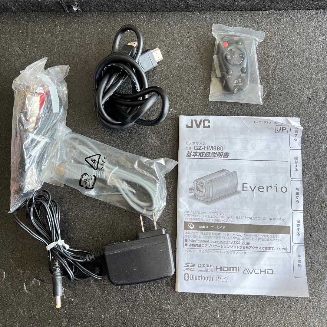 A47美品✨　JVC Everio GZ-HM880 ハンディカメラ　撮影✨