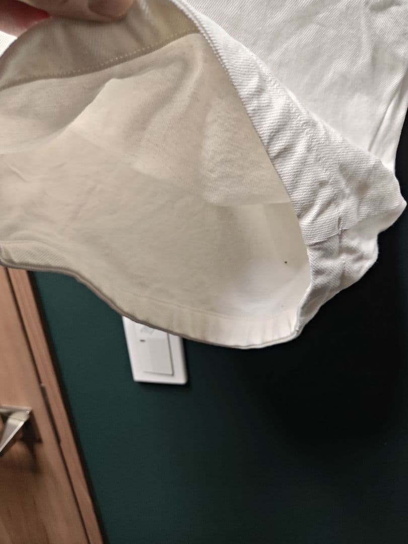 Sillage circular pants denim デニム 白