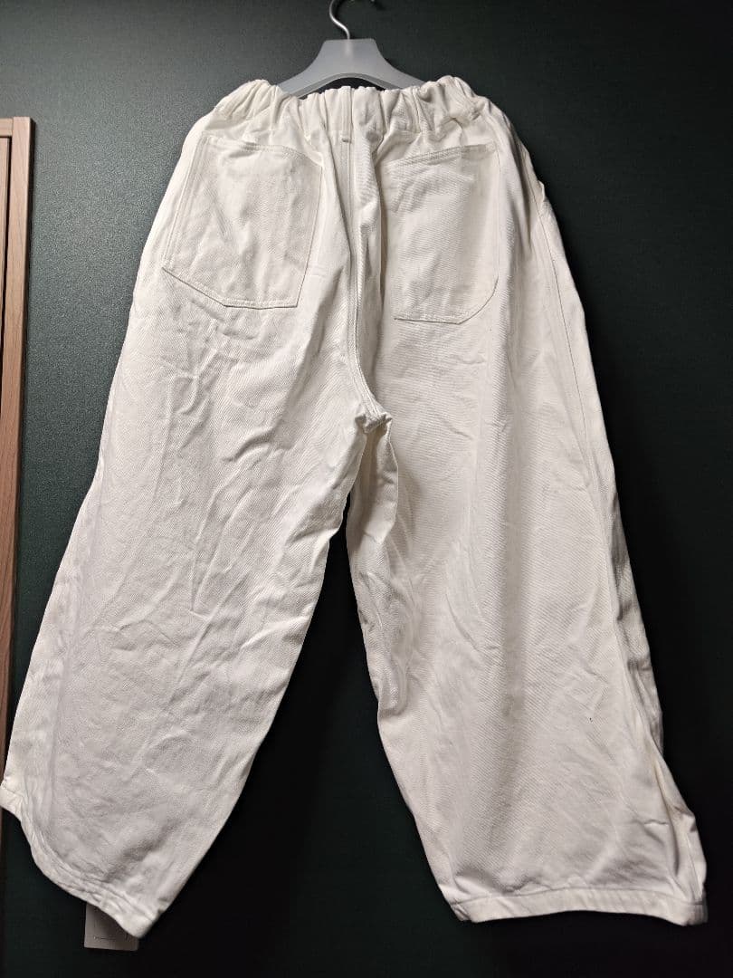 Sillage circular pants denim デニム 白