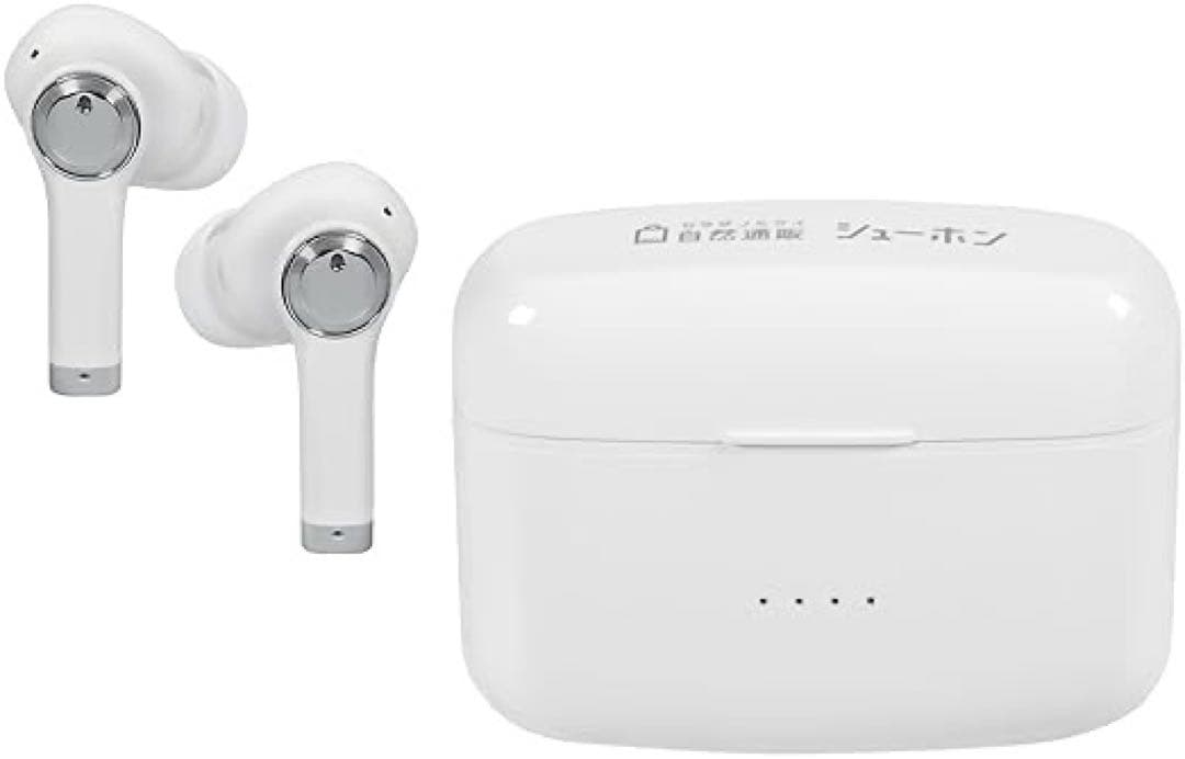 シューホン イヤホン型集音器 ホワイト