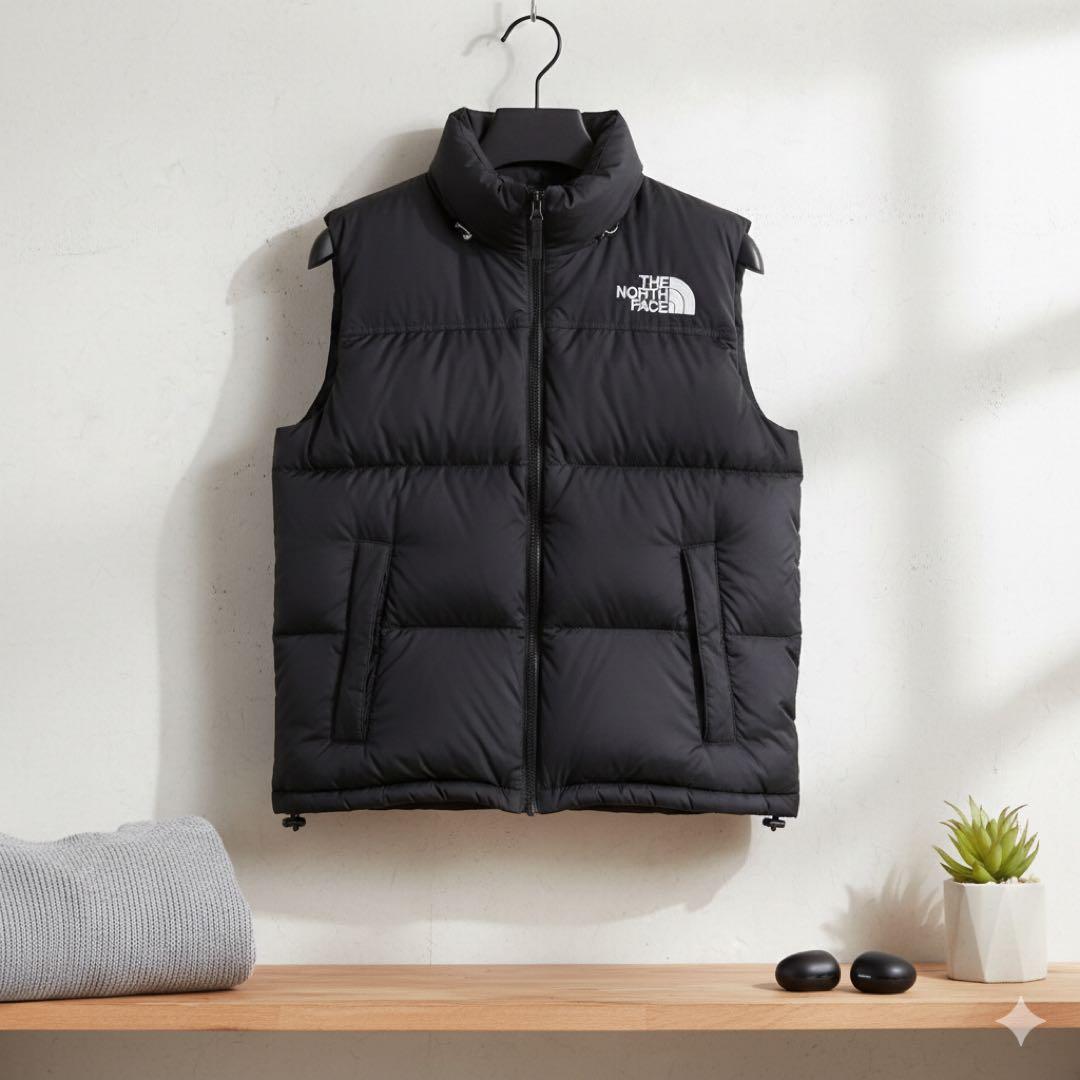人気色　ノースフェイス　ヌプシダウンベスト　サイズL ブラック