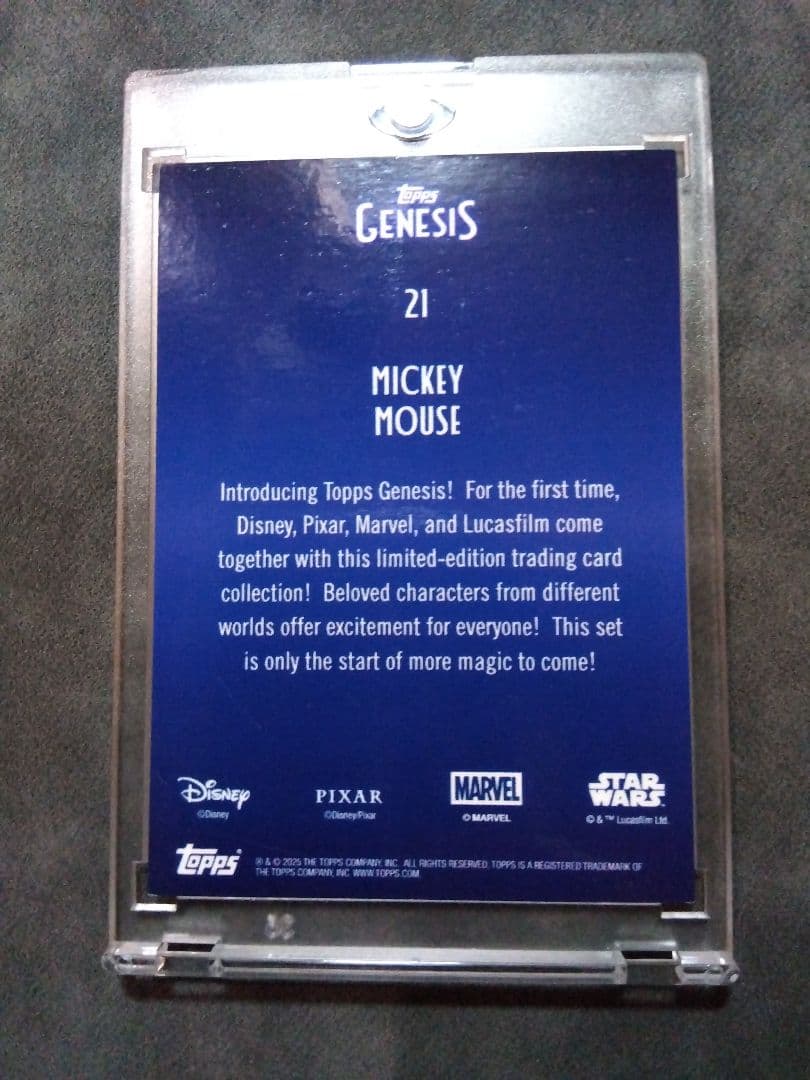 ミッキーマウス TOPPS Disney Genesis 50枚限定