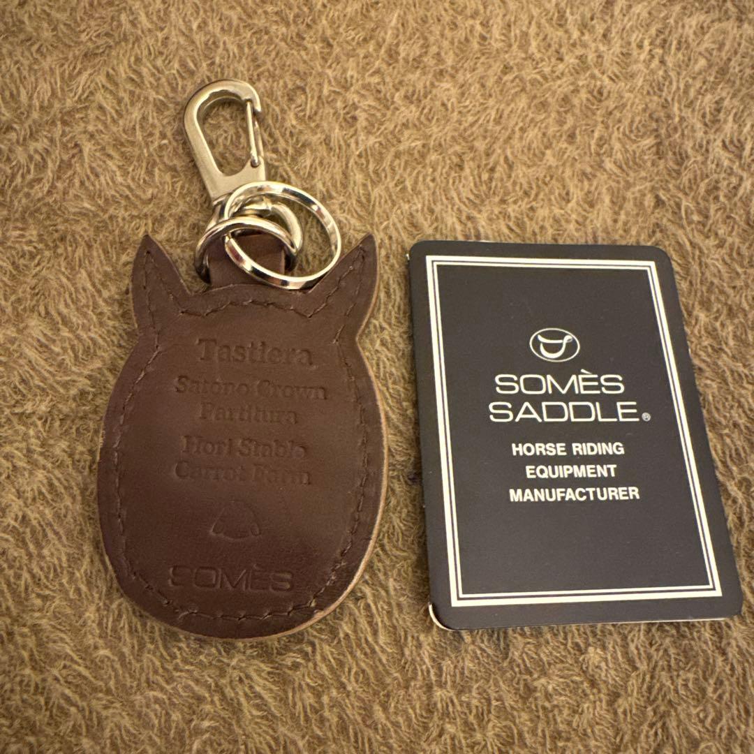 ソメスサドル　タスティエーラ　馬顔&メンコキーホルダー　競馬キーホルダー