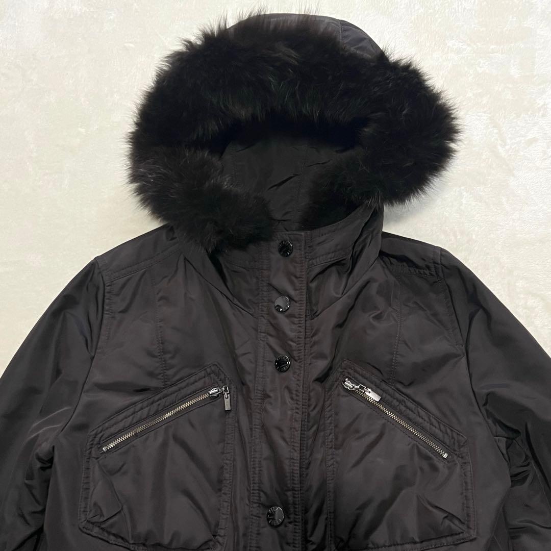 状態良好　23区　モッズコート LIMONTA ライナー ダークブラウン 46