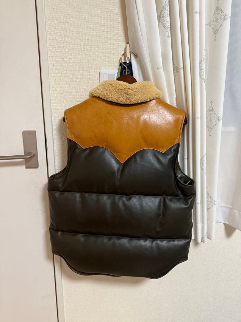 Y'2 LEATHER ダウンベスト ベスト レザージャケット アメカジ