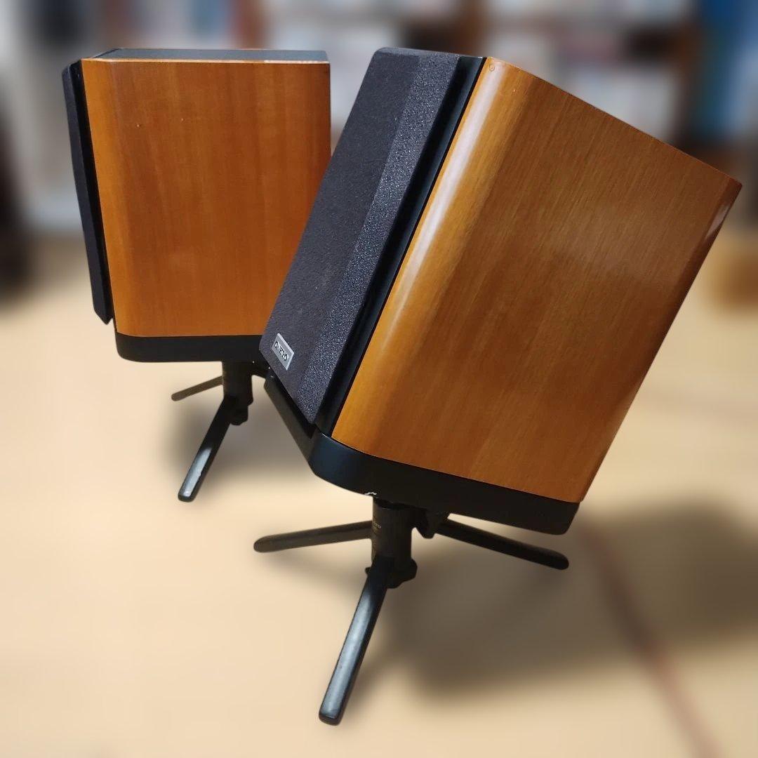 ONKYOおしゃれなスタンド付きスピーカー　モデル D-112E　ペア　動作良好