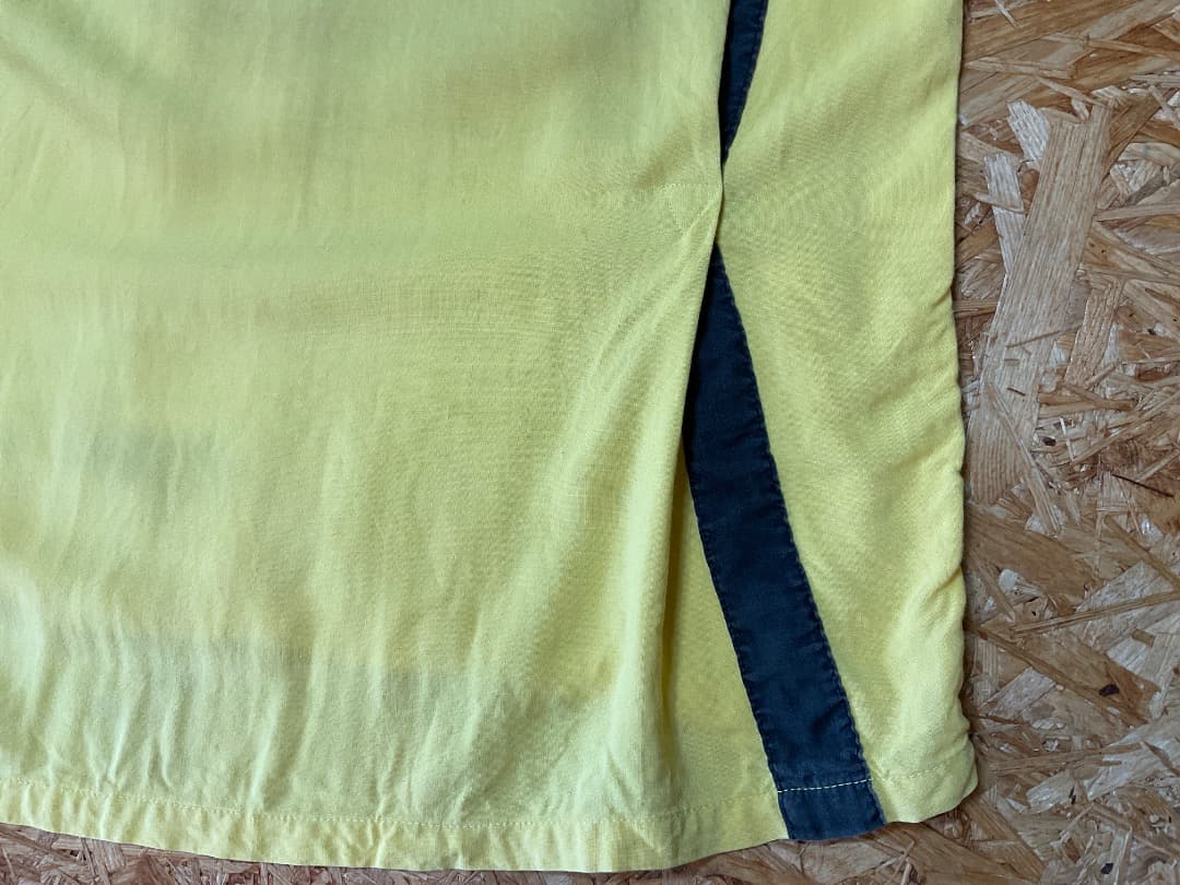 HILTON ヒルトン 50s 半袖 ボウリングシャツ 黄/黒 size M