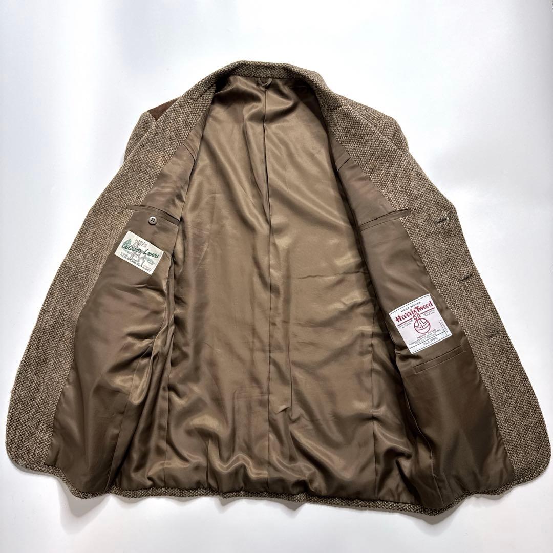 【極美品】IMSPEC ハリスツイード　ハンティング　　ツイードジャケット