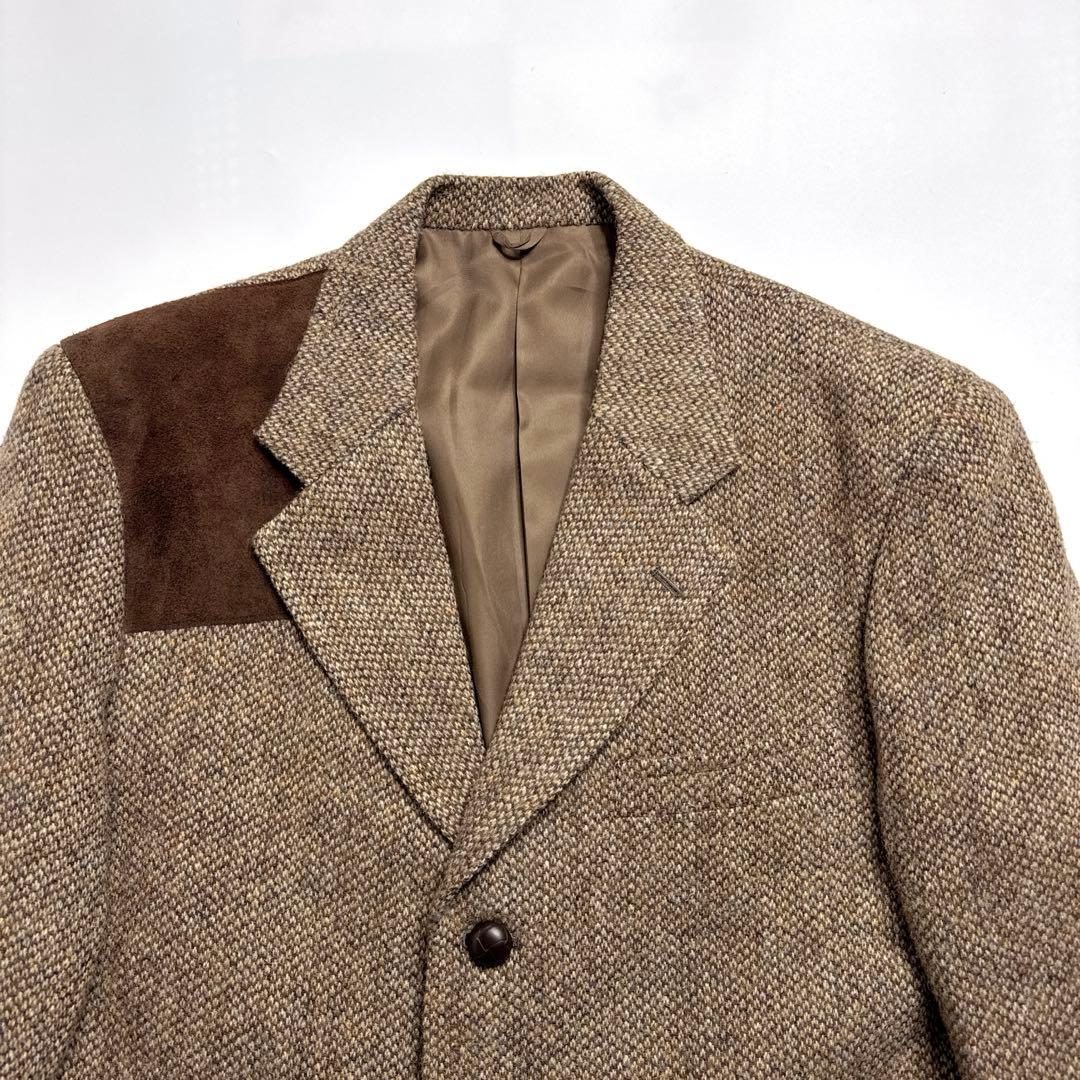 【極美品】IMSPEC ハリスツイード　ハンティング　　ツイードジャケット