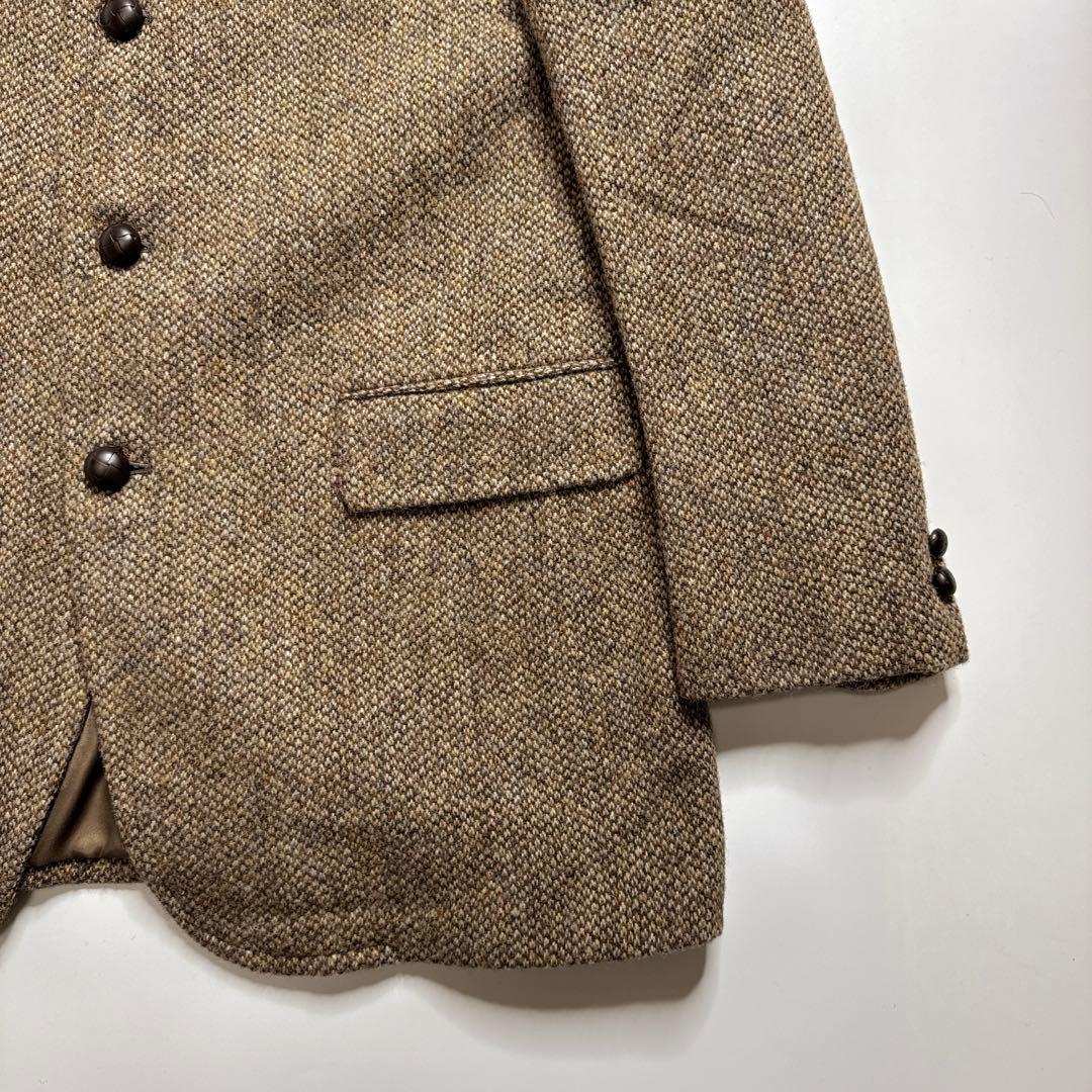 【極美品】IMSPEC ハリスツイード　ハンティング　　ツイードジャケット
