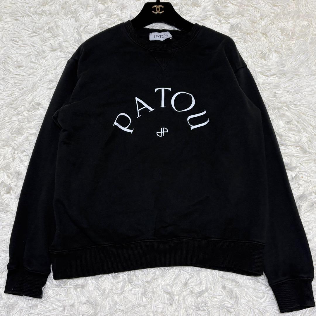 PATOU パトゥ L ロゴスウェット トレーナー 長袖 リブ