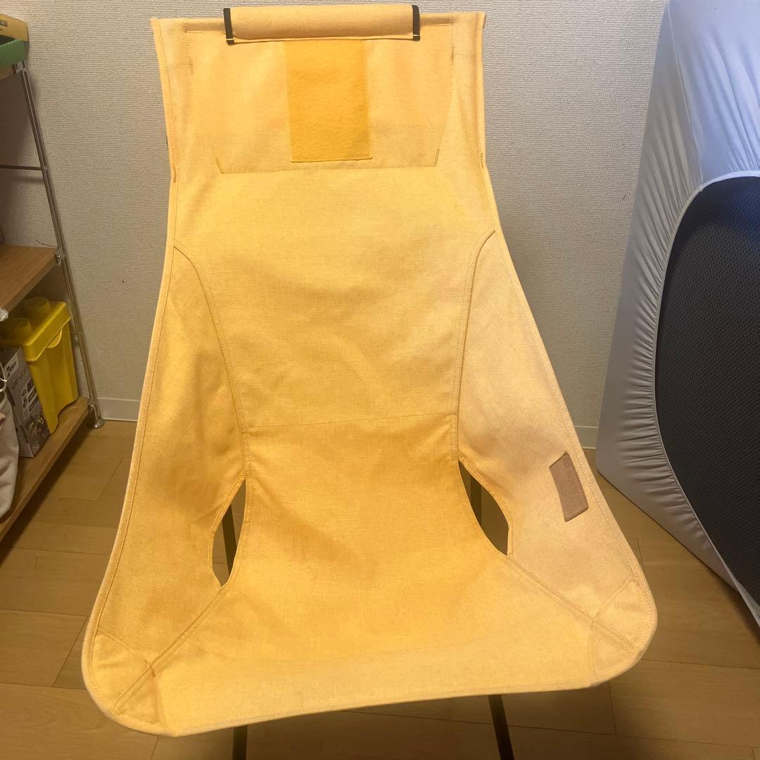 ヘリノックス　サンセットチェア　アウトドア　シトラスイエロー