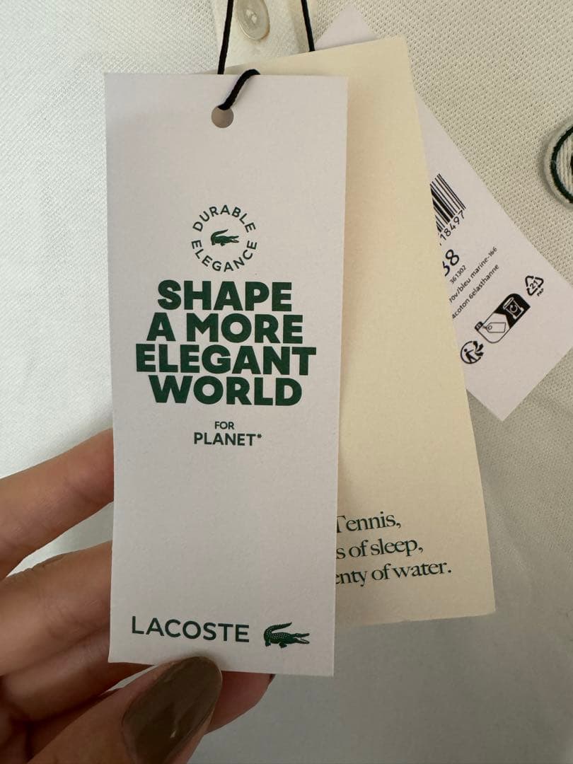 sporty & rich LACOSTE ポロシャツ