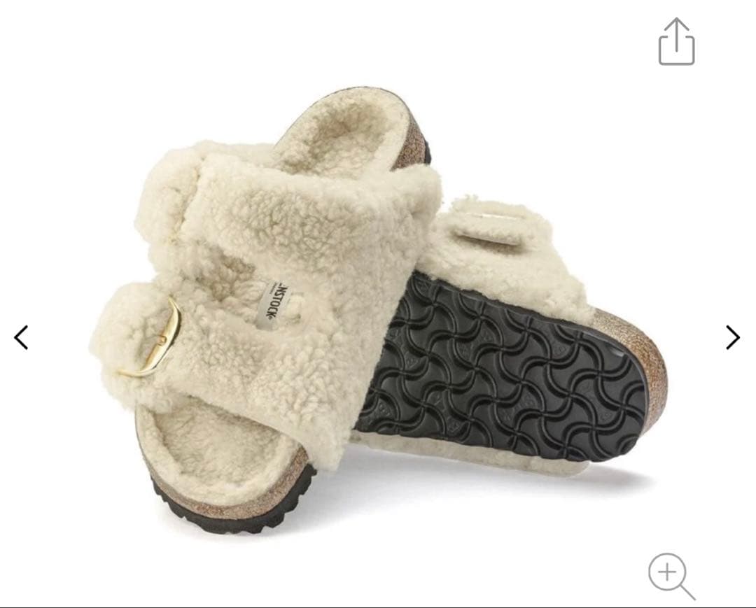 み*み様 ビルケンシュトック　アリゾナビッグバッグル テディ