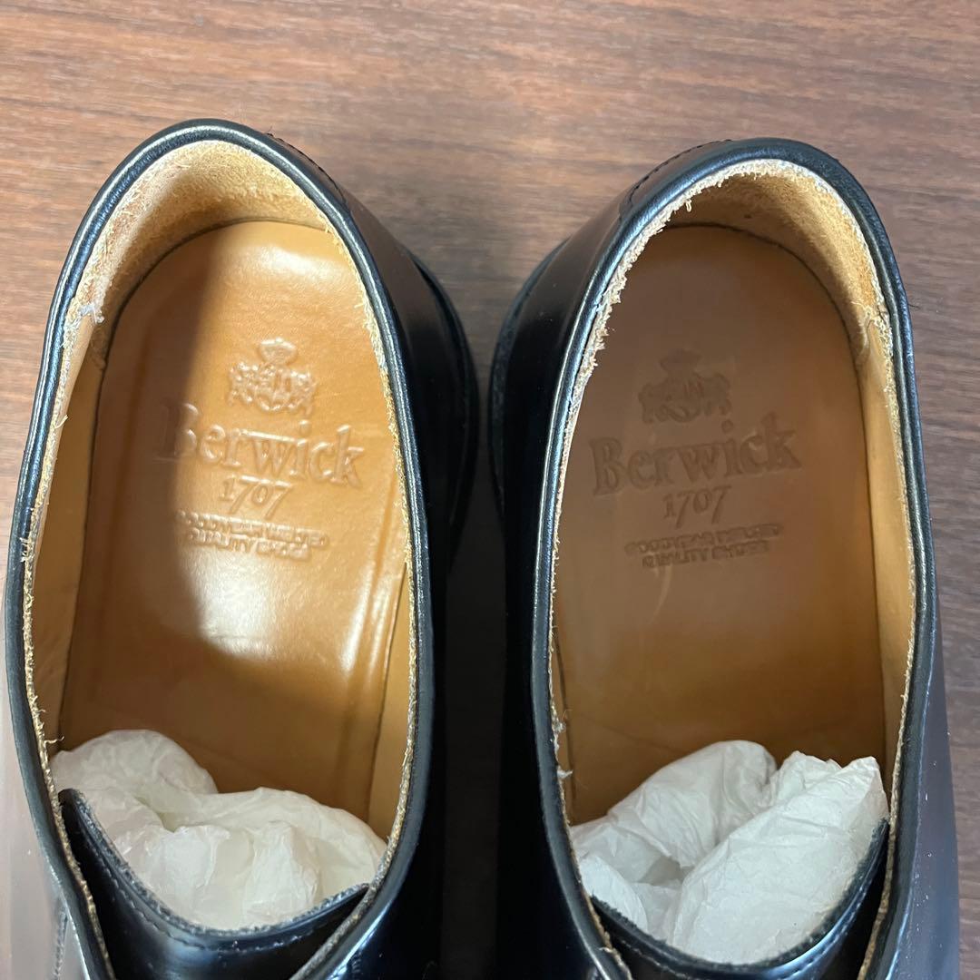 Berwick 4406 バーウィック　黒 シューズ　革靴　レザーシューズ