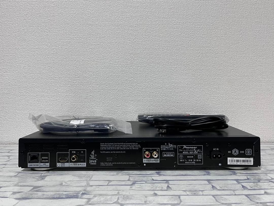 リモコン付　パイオニア　SACD/ブルーレイプレイヤー　BDP-X300