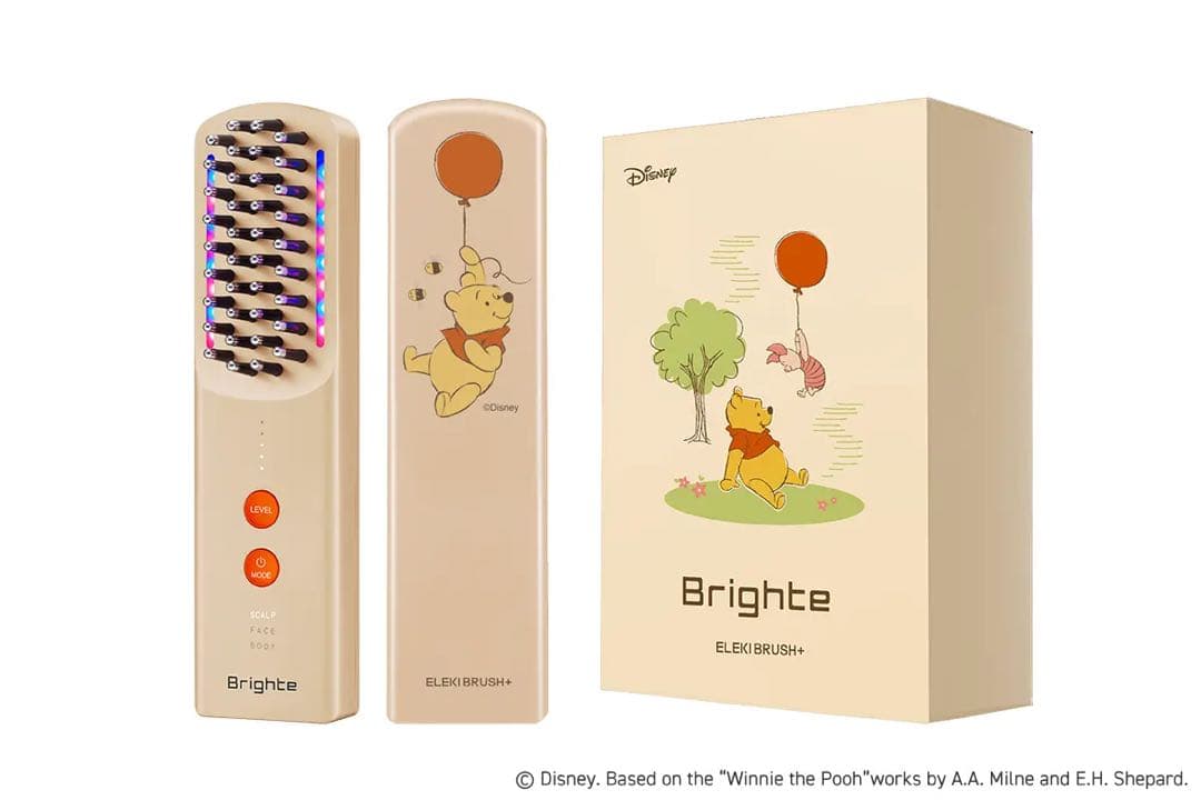 Brighte 美顔器 エレキブラシ プーさんデザイン