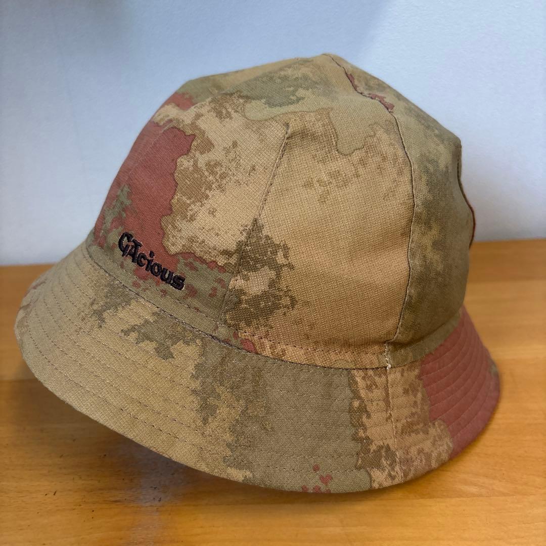 ガーシャス/Gacious/サファリハット/迷彩/おしゃれ/丸型/レア