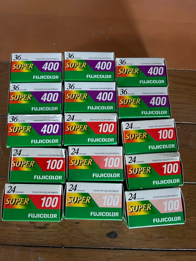 【値下げ】FUJICOLOR フィルム 100 400 セット 15本