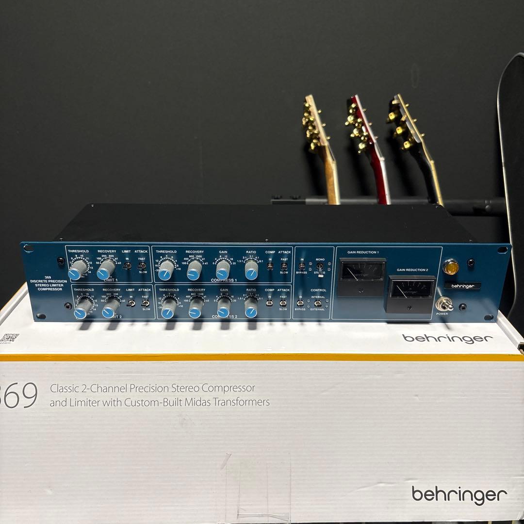 Behringer 369 2チャンネルコンプレッサー&リミッター