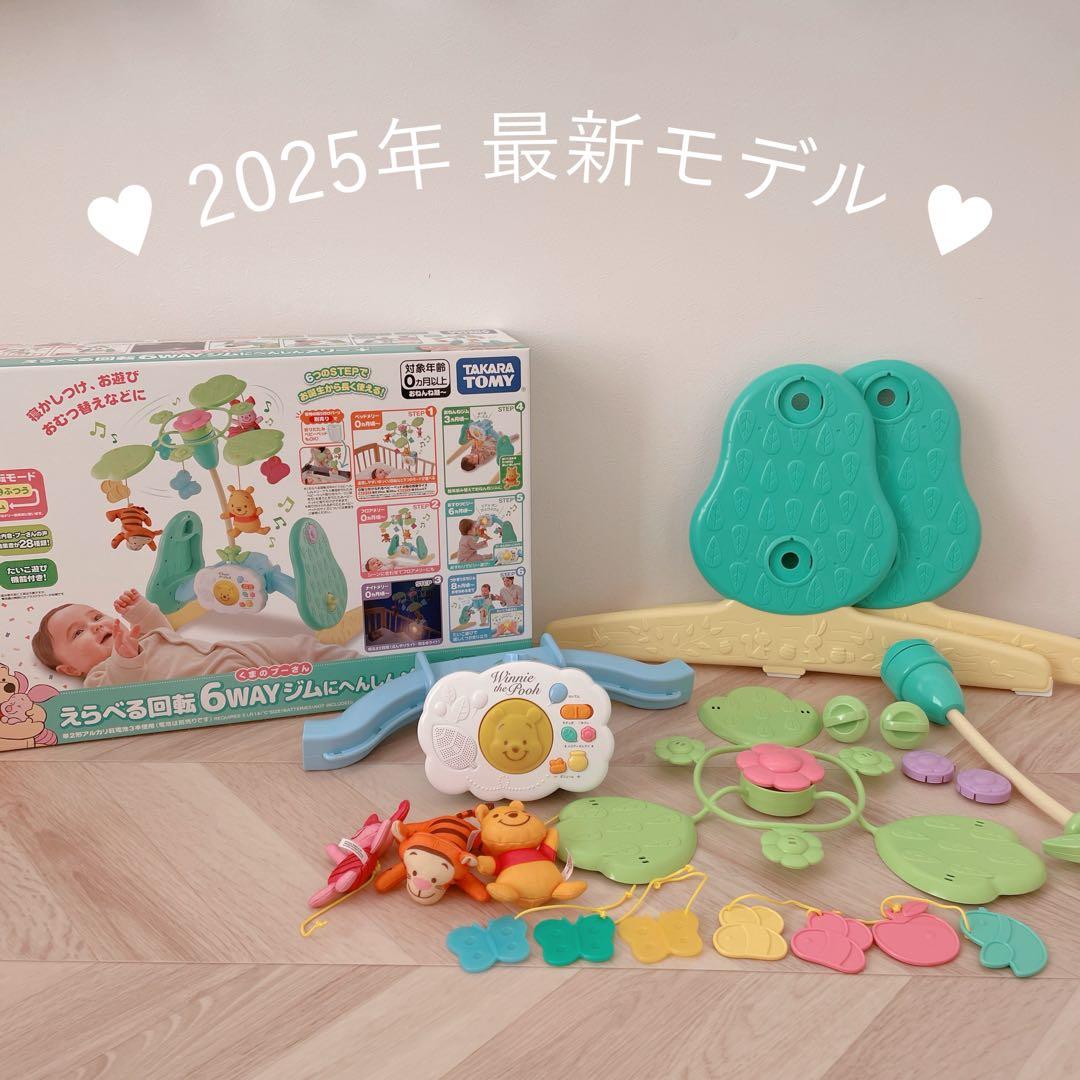 えらべる回転６ＷＡＹジムにへんしんメリー プラス くまのプーさん　2025 最新