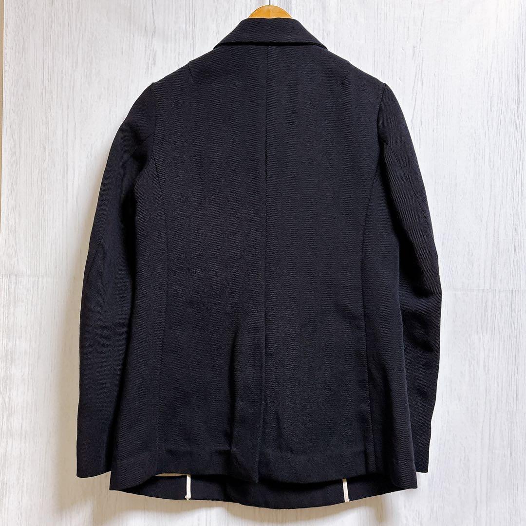 マカロンTICCA ティッカ ウール リネン ダブル テーラードジャケット