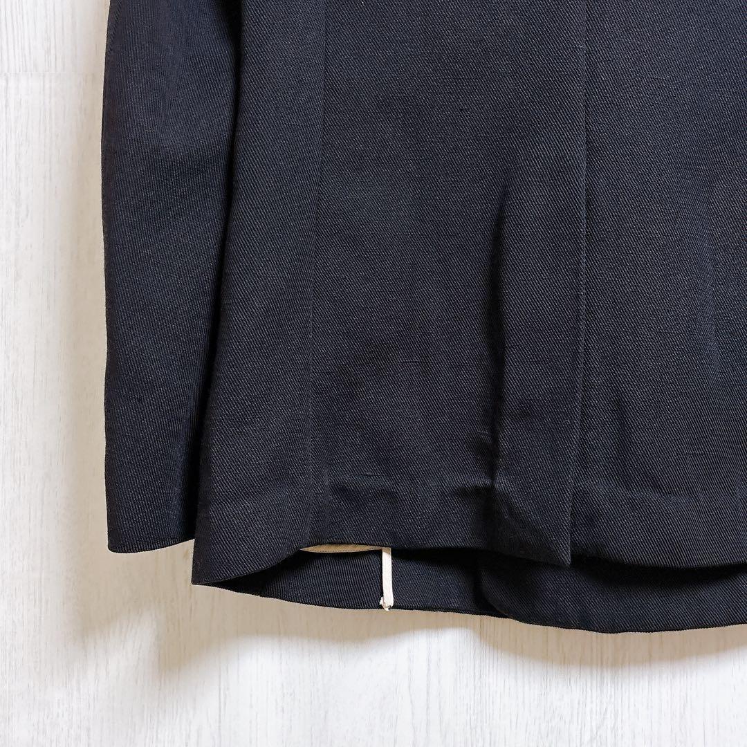 マカロンTICCA ティッカ ウール リネン ダブル テーラードジャケット