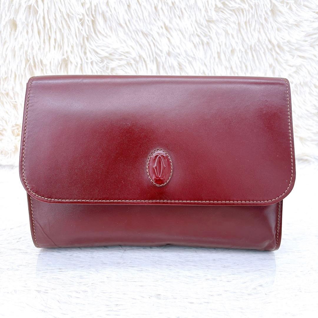 カルティエ/クラッチバッグ/セカンドバッグ/マストライン/レザー/手持ち鞄