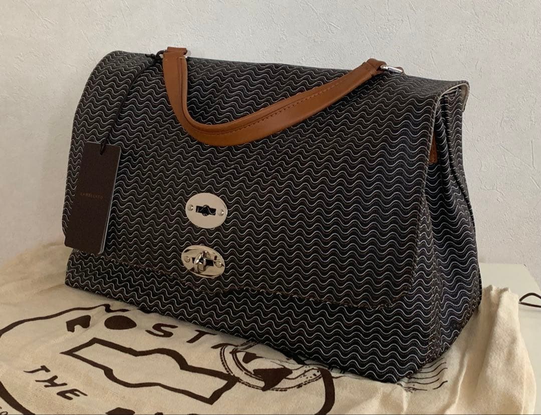 ザネラート ZANELLATO POSTINA M+ ショルダーバッグ ブラック