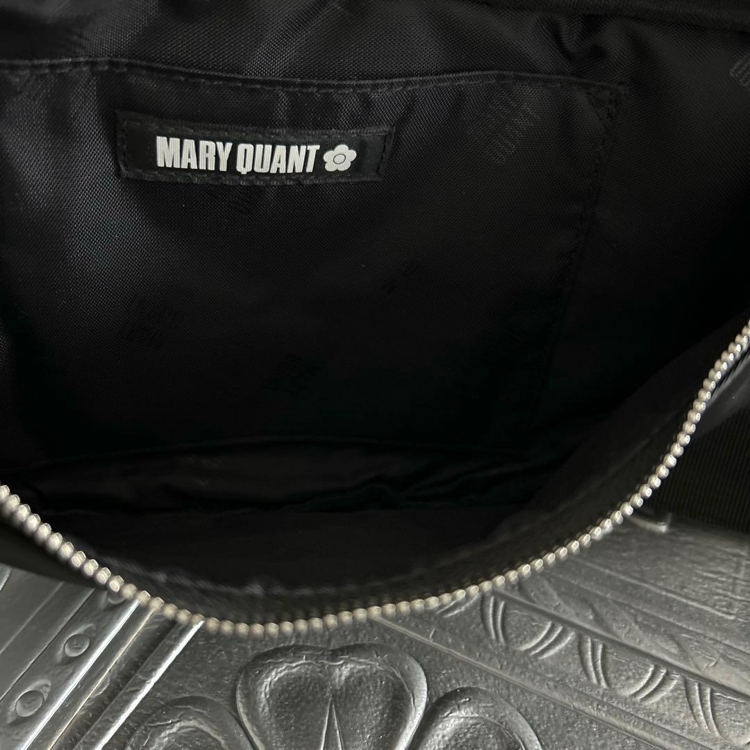 マリークワント ボディバッグ ウエストバッグ デイジー ブラック