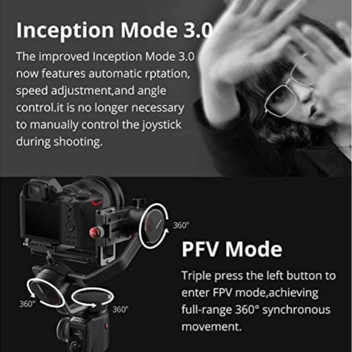 MOZA AirCross 2 ジンバルスタビライザー カメラ専用 3軸ジンバル