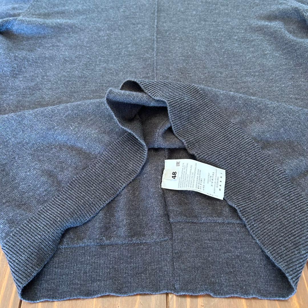 MARNI マルニ シームデザインウールタートル チャコールグレー