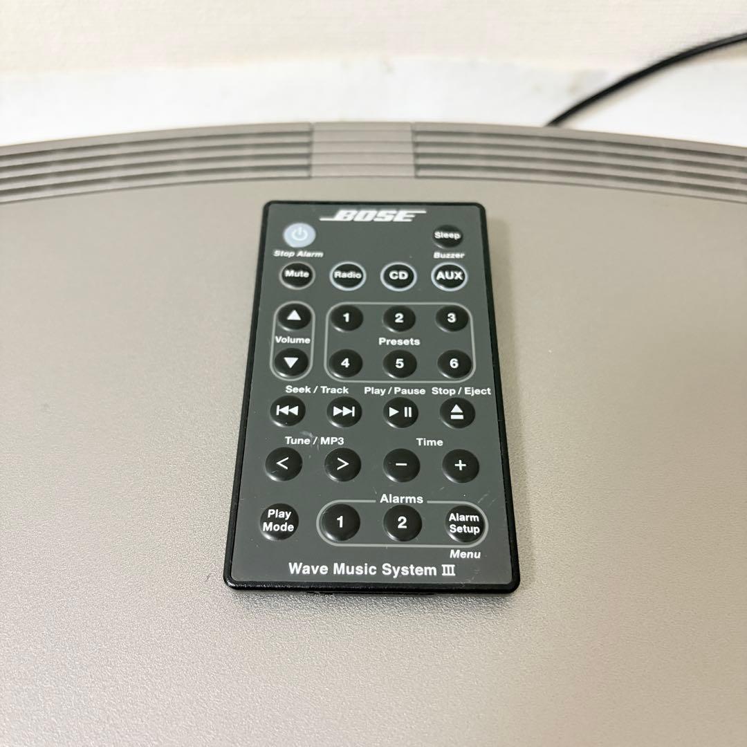 Bose wave music system III 3 スリー シルバー 美品