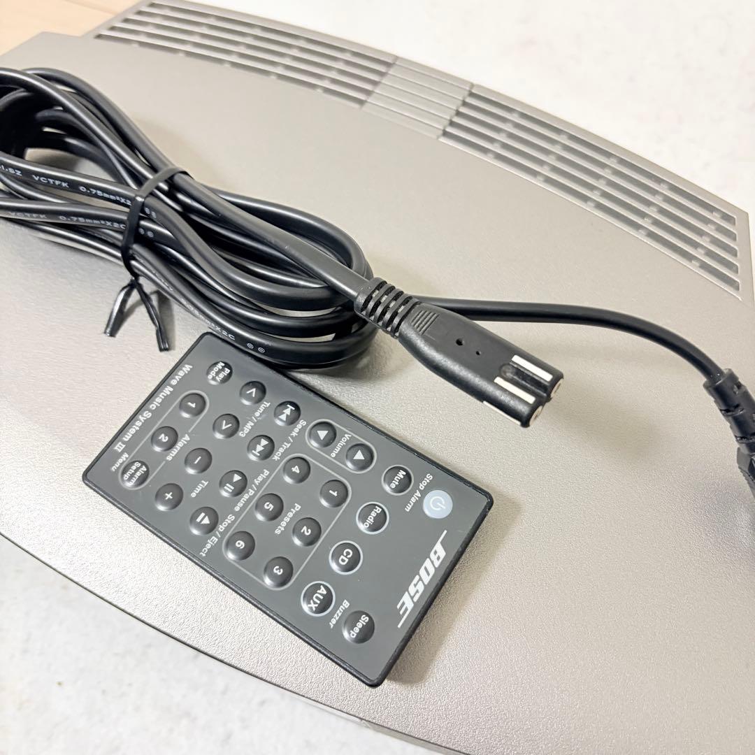 Bose wave music system III 3 スリー シルバー 美品