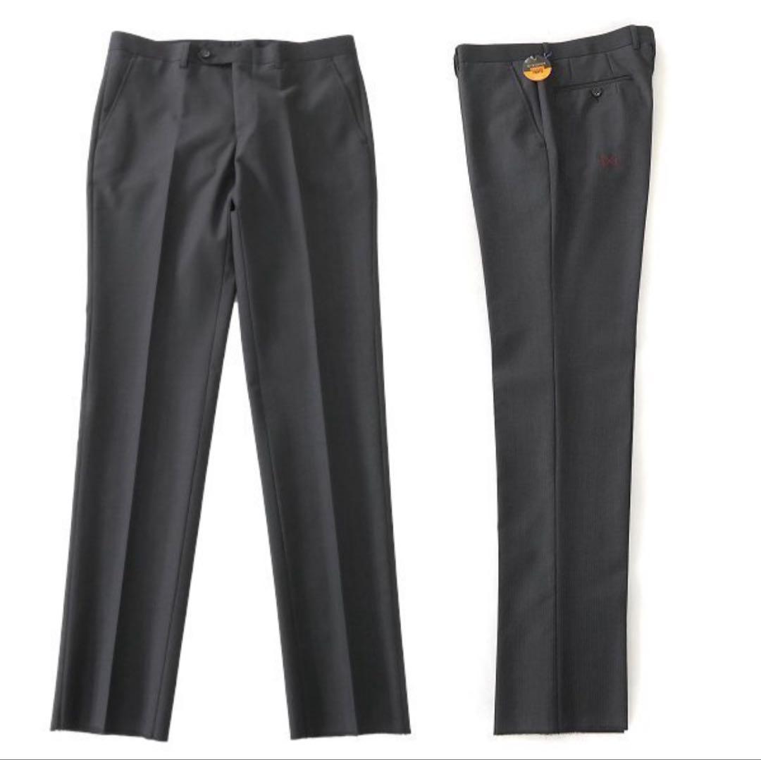 【新品】トラファルド イタリア 秋冬 2パンツ スーツ AB4濃灰 セットアップ