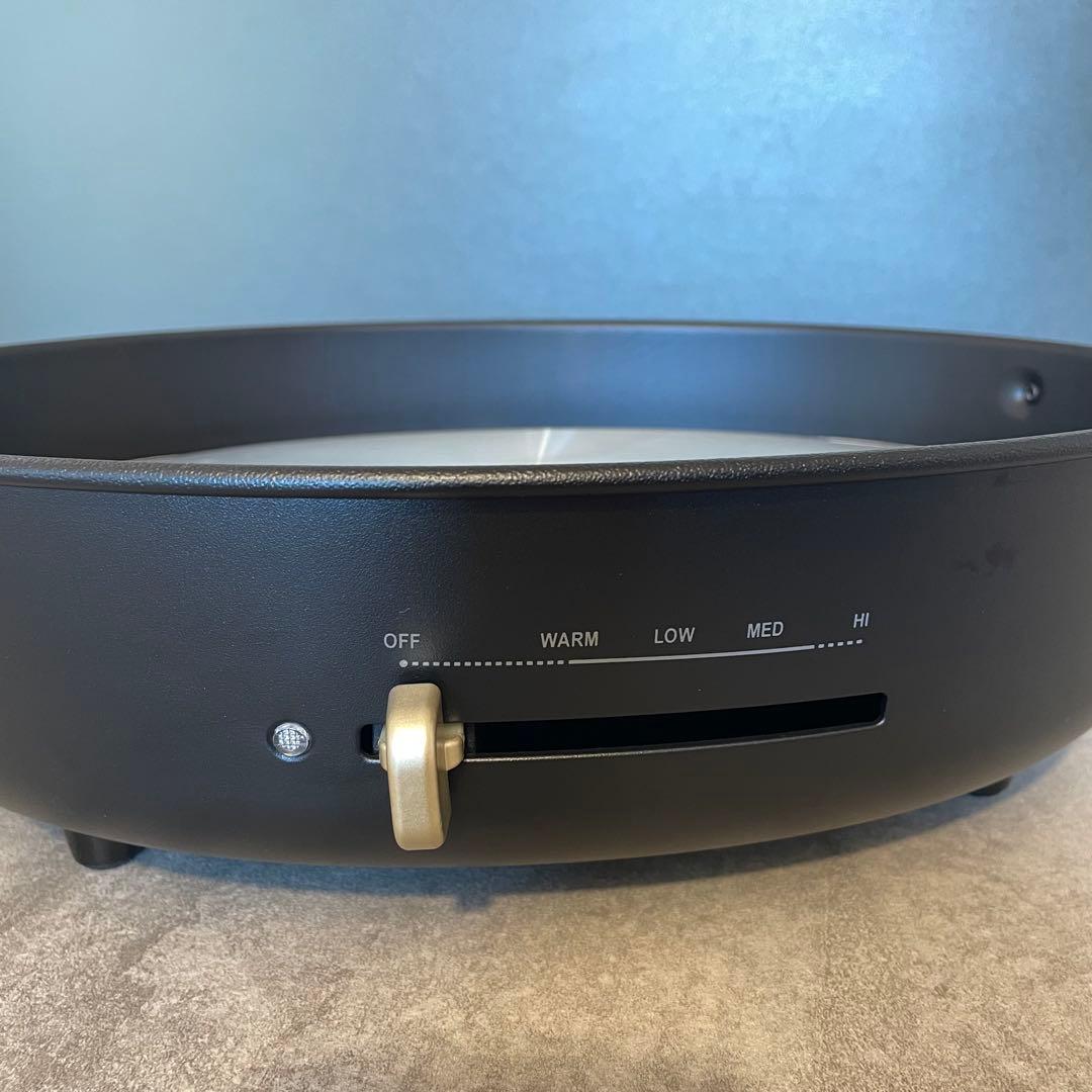 BRUNO/ブルーノ オーバルホットプレート ブラック