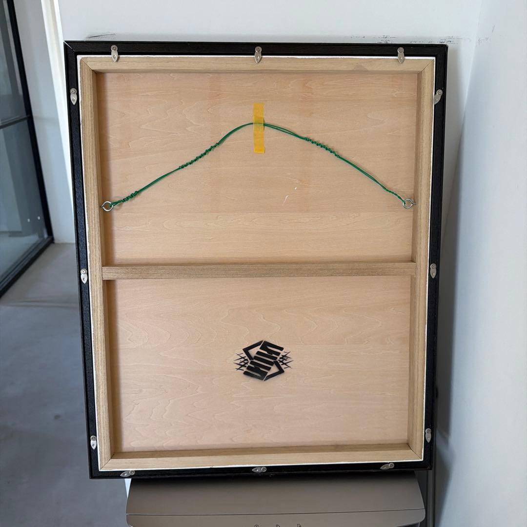 HYKRX ヒャクラク　hope 現代アート　ステンシル　額付き