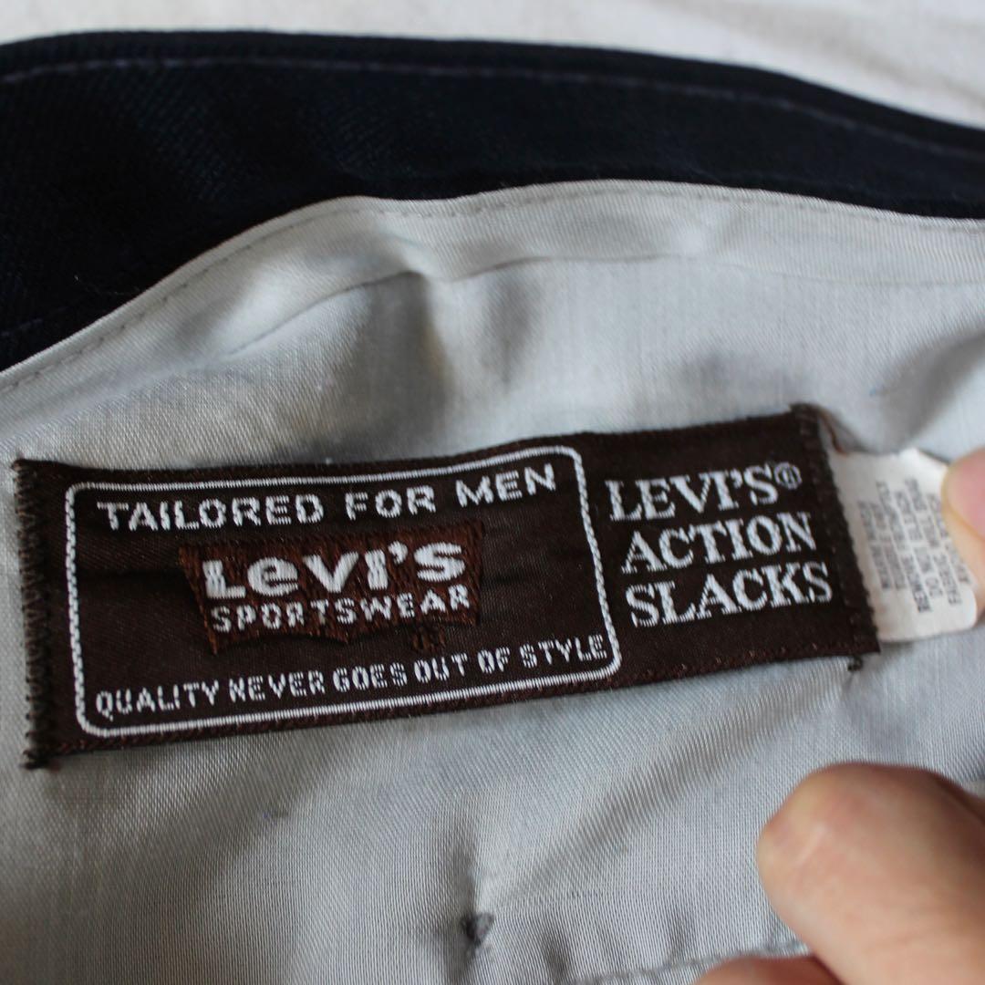 ［良個体］80s 90s Levi's アクションスラックス フリスコ usa