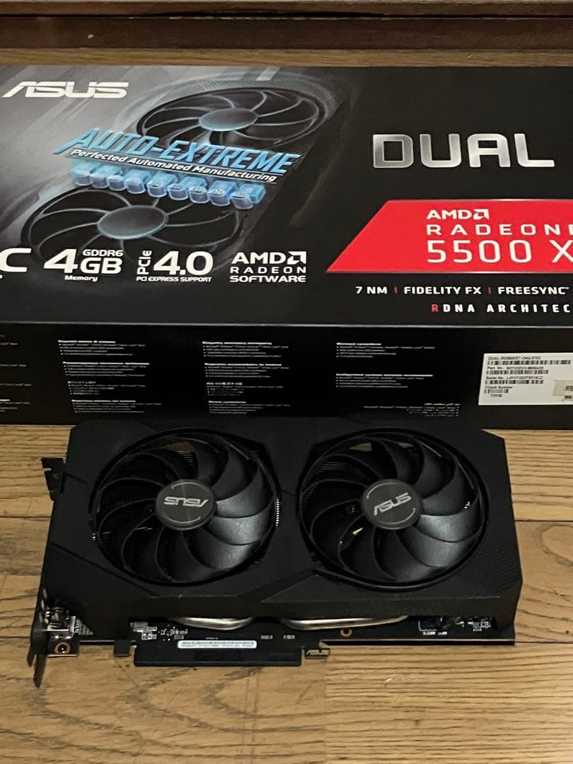 ASUS Radeon RX 5500 XT 4GB OC グラボ　GPU