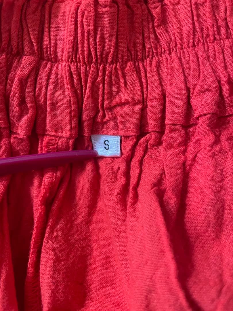 《新品未使用》ヂェン先生の日常着　シンプルパンツ薄地　Sサイズ