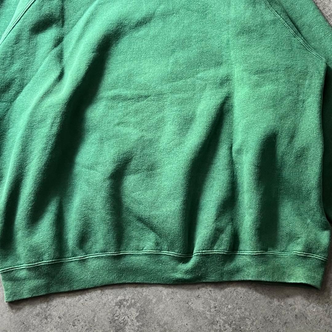 【即日発送・US古着】90s アディダス　トレフォイル　刺繍　スウェット　緑