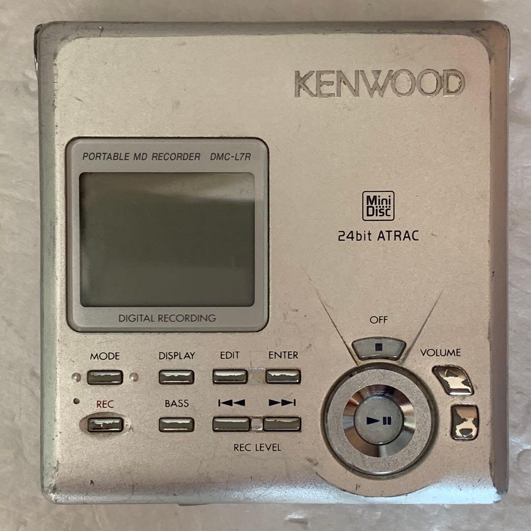 ジャンク KENWOOD DMC-L7R MDレコーダー 壊れています