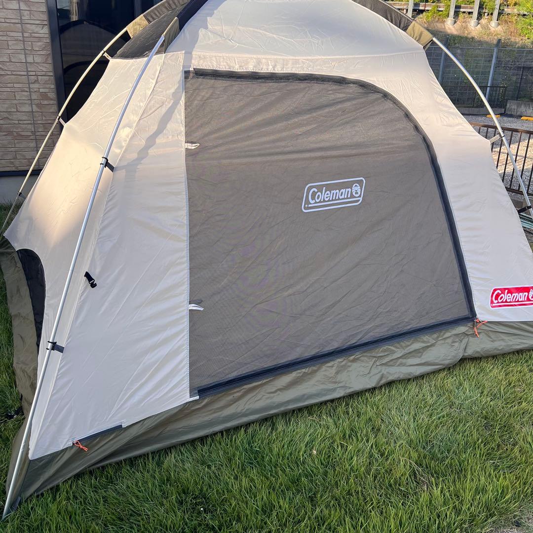 【良品】Coleman タフワイドドーム Ⅳ 300 オリーブサンド　限定色