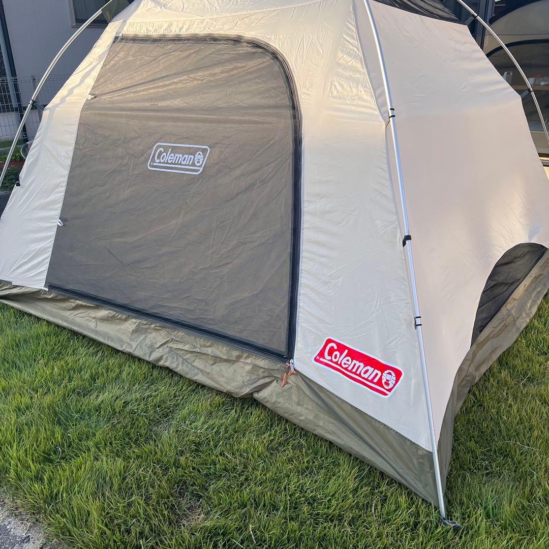 【良品】Coleman タフワイドドーム Ⅳ 300 オリーブサンド　限定色
